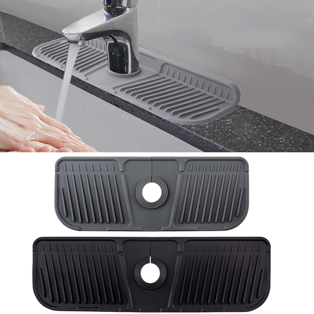 Silicone Tap Washer - Kitchen Silicone Faucet Mat Faucet Water