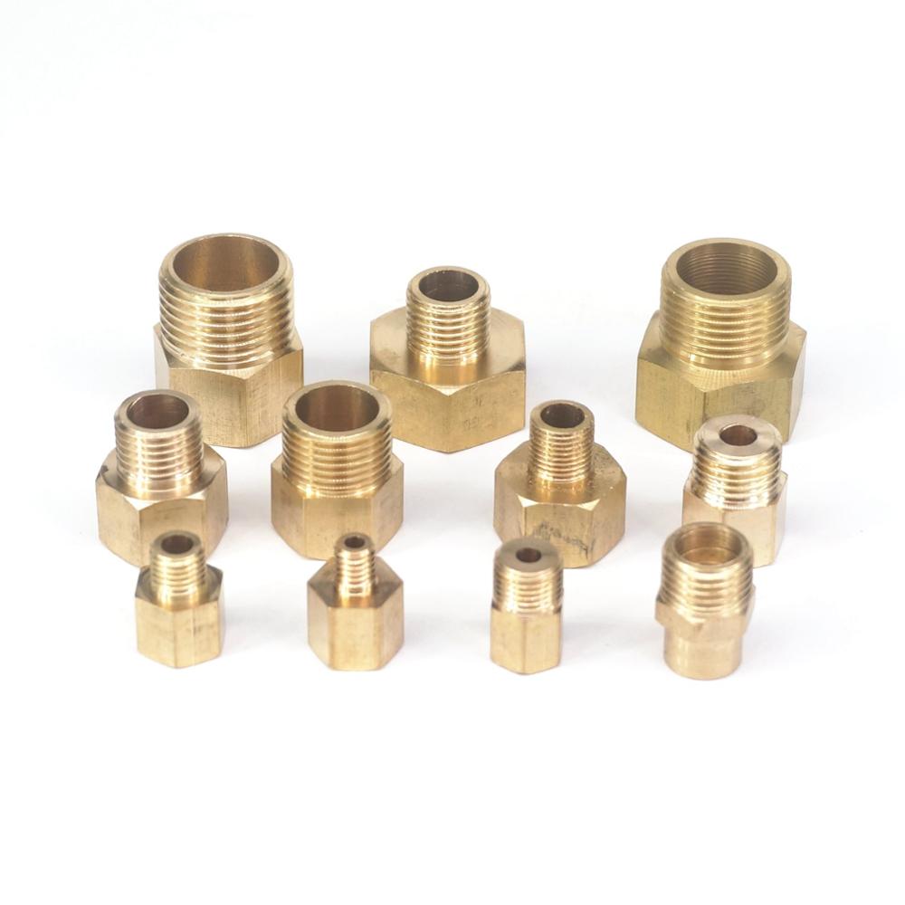 Compression Fitting Brass - LOT 2 Reducing M10x1 Female -