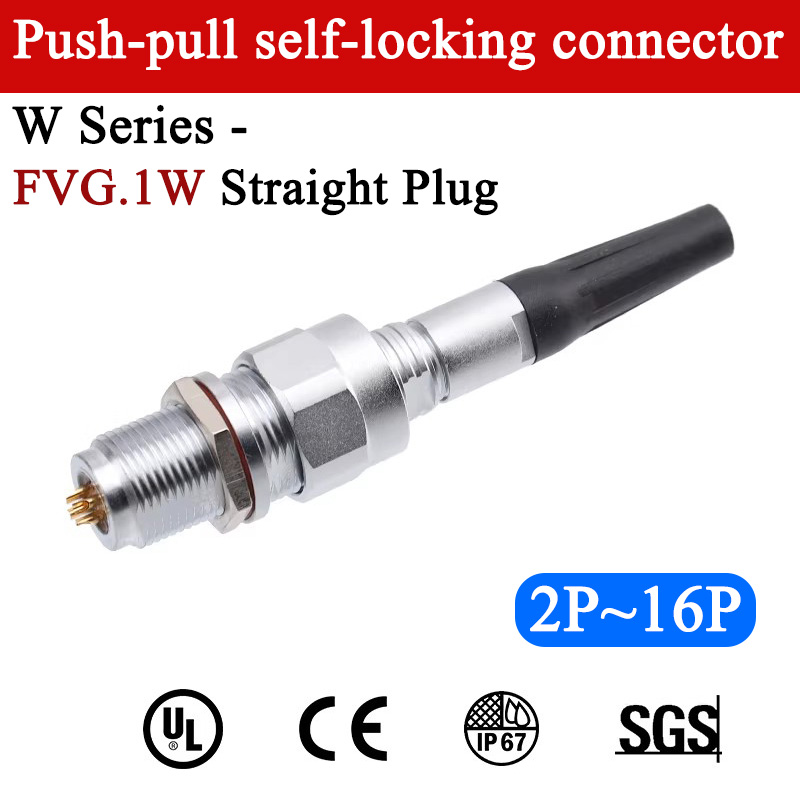 Push Fit Connector - 1W FVG Plug EVG Fixed Socket