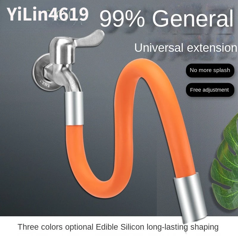 Flexible Hose Braided - Adjustable 1/2 Inch Faucet Extender with