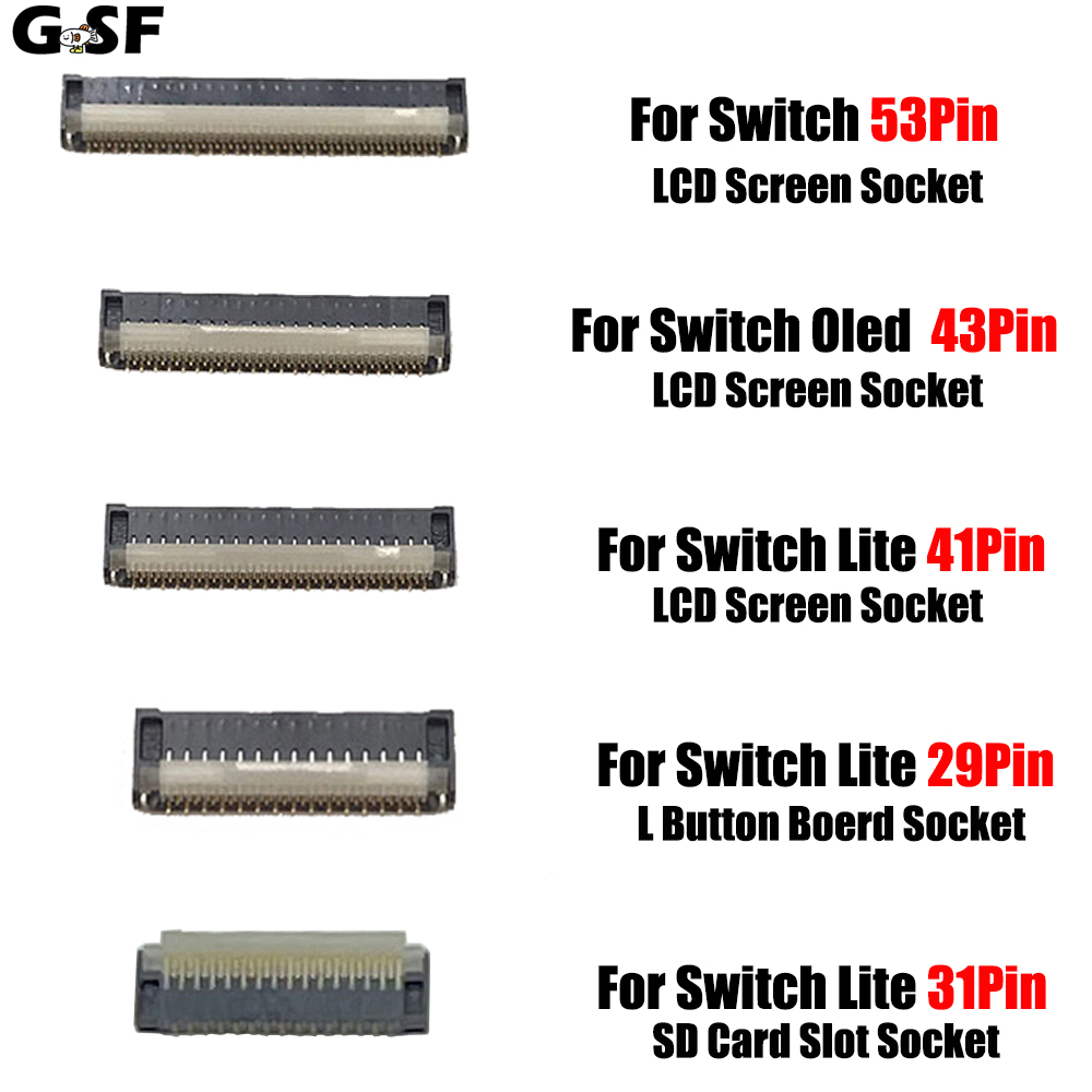 5PCS New LCD Screen FPC Ribbon - огляд і ціна Push Fit Connector