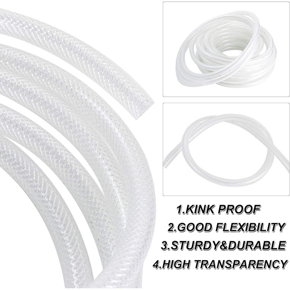 High Pressure Braided Clear PV - огляд і ціна Flexible Hose Braided