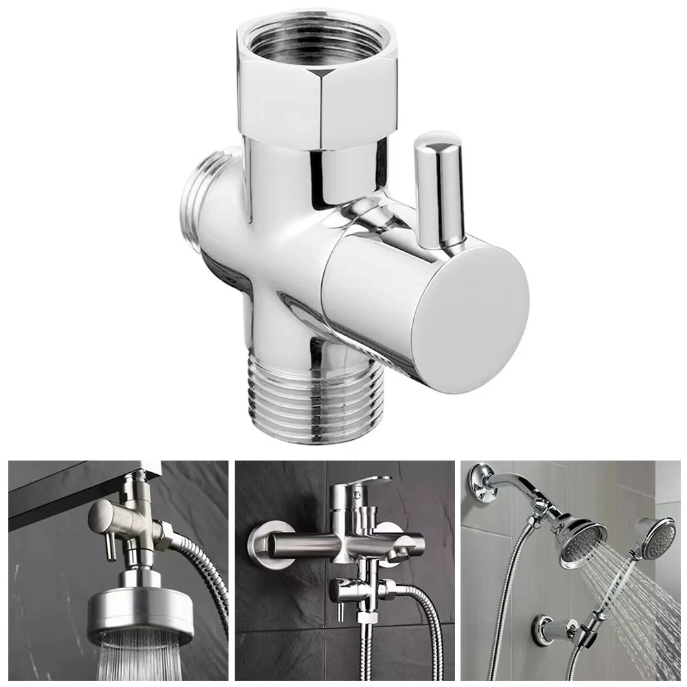G1/2in 3 Way Diverter Valve T- - огляд і ціна Shower Valve Cartridge