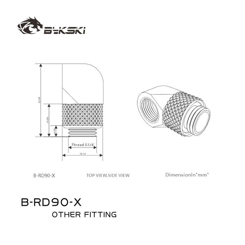 BYKSKI G1/4'' 90 Degree Rotary - огляд і ціна Compression Fitting Brass