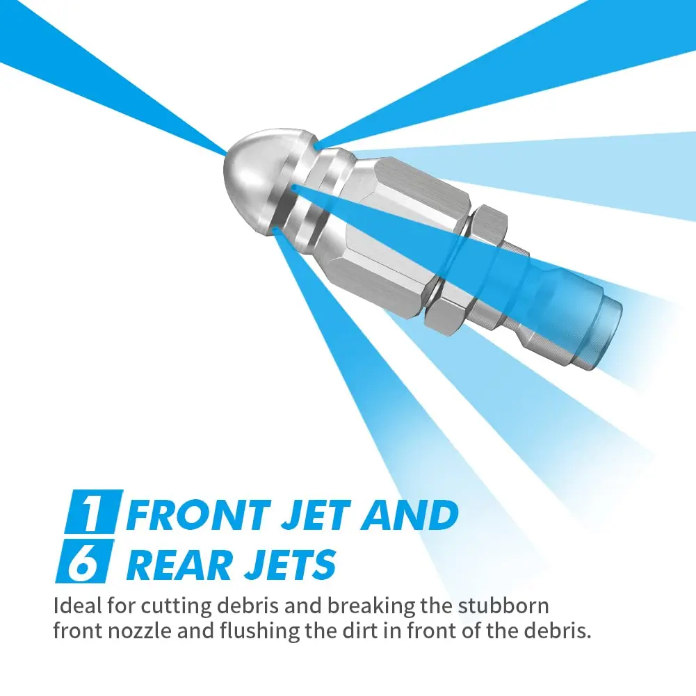 Water Jet High Pressure Spraye - огляд і ціна Drain Pipe Clip