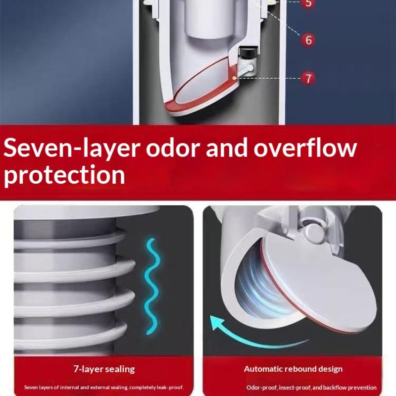 &Bathroom Sewer Seal Ring Anti - огляд і ціна Drain Pipe Clip