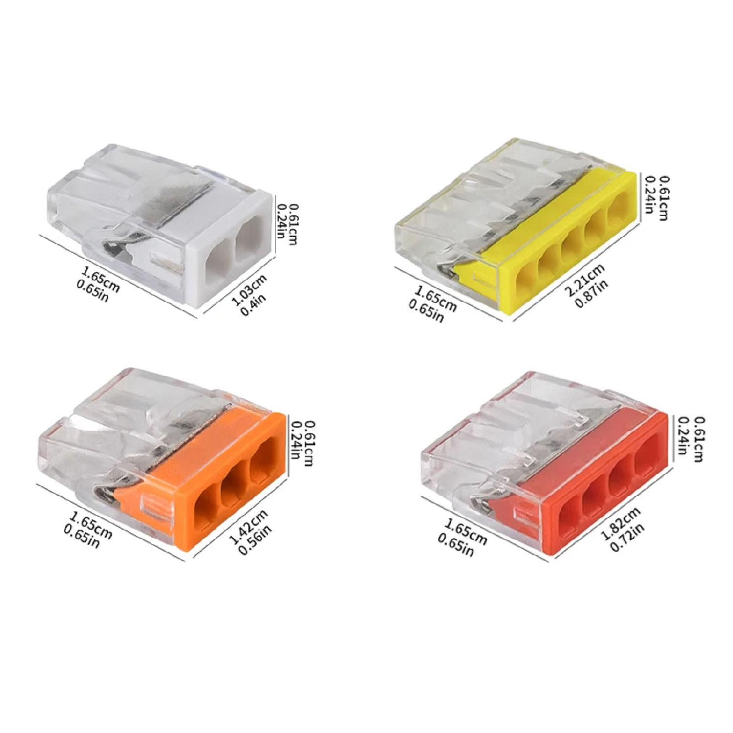 50PCS 2/3/4/5 Pin Fast Easy wi - огляд і ціна Push Fit Connector