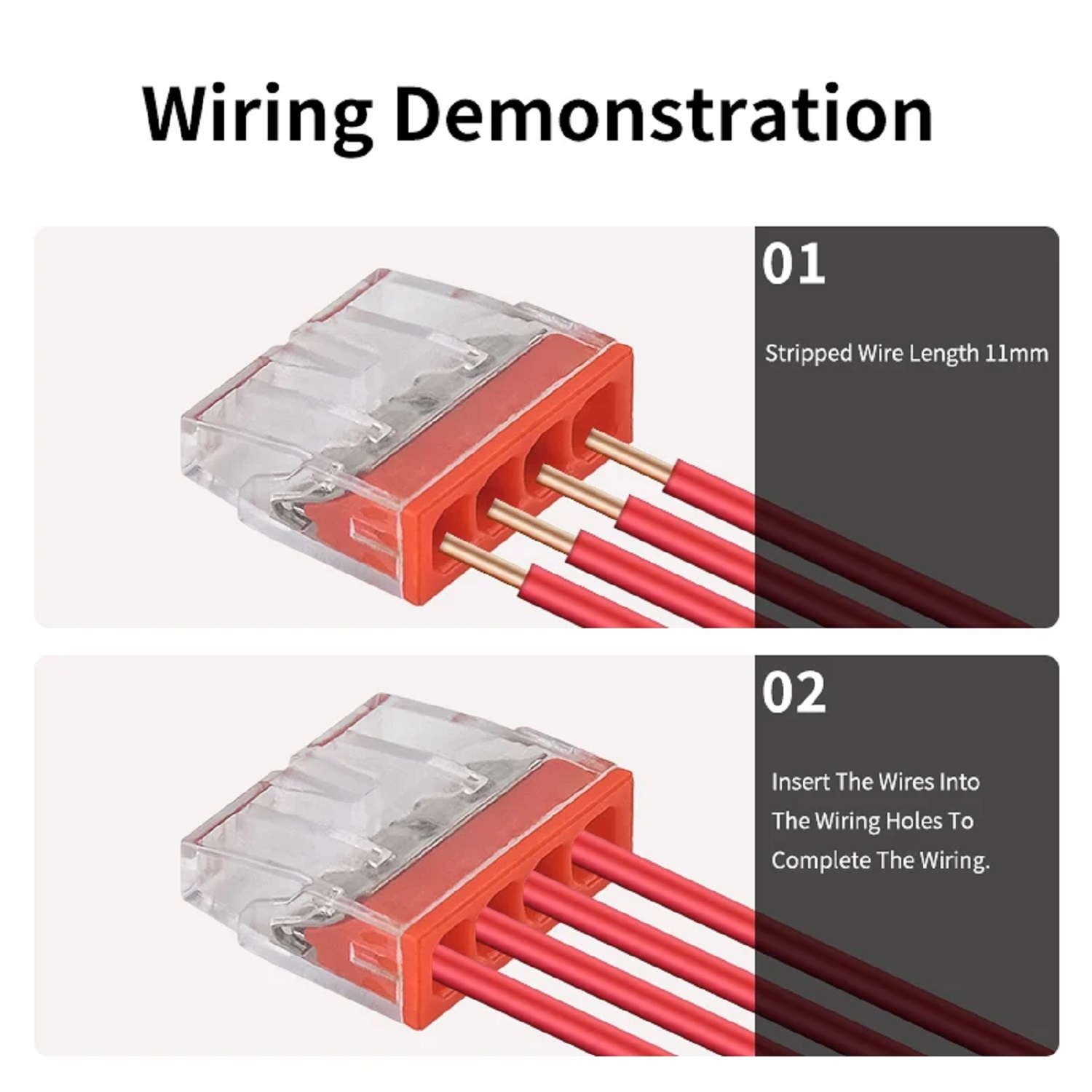 50PCS 2/3/4/5 Pin Fast Easy wi - огляд і ціна Push Fit Connector