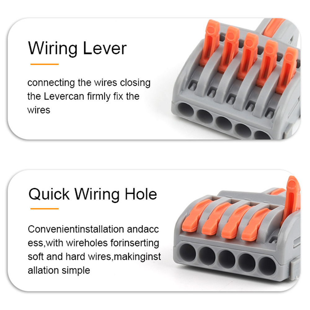 10/100PCS Electrical Cable Con - огляд і ціна Push Fit Connector