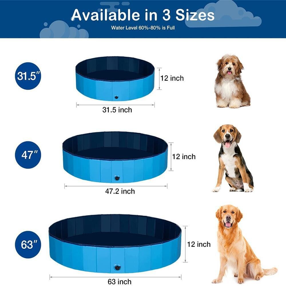 Foldable Dog Swimming Pool Lar - огляд і ціна Drain Pipe Clip