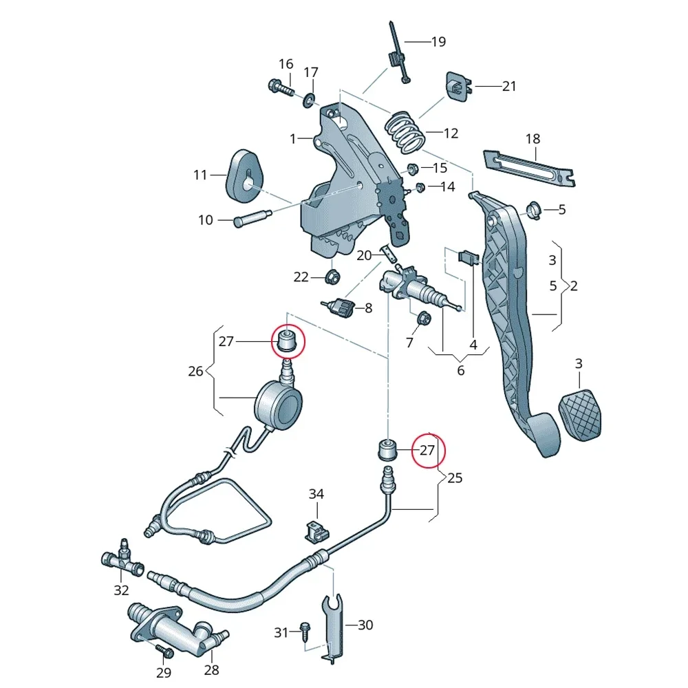 For Fiat Ulysse Peugeot 806 19 - огляд і ціна Plastic Pipe Clip
