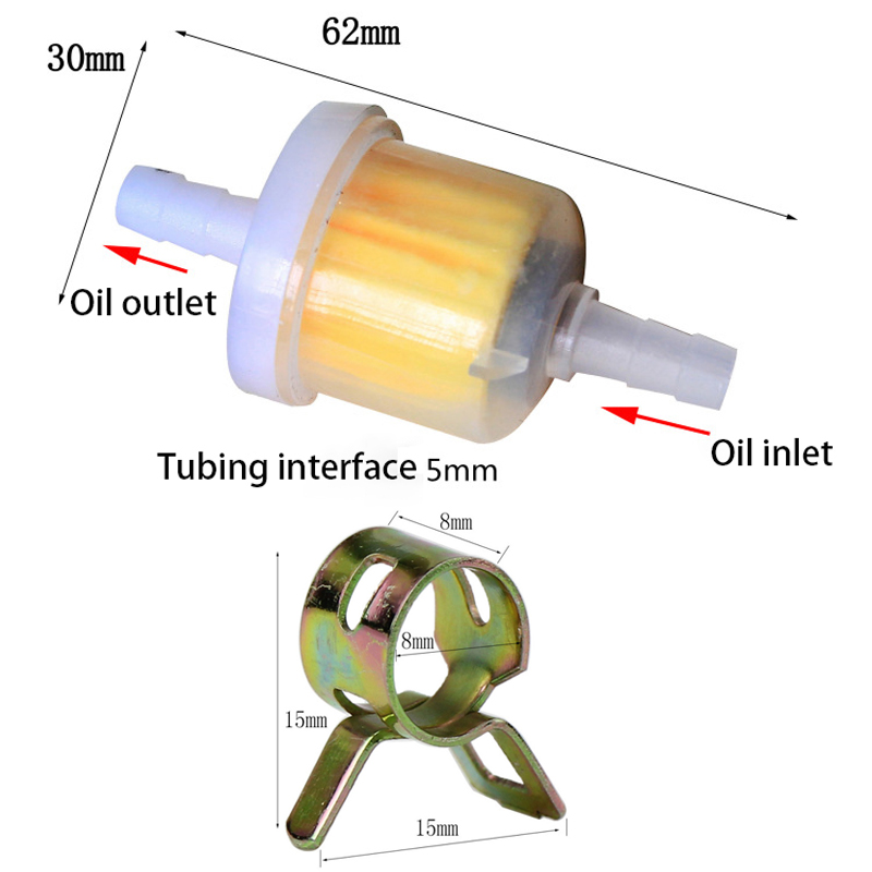 1Set Fuel Petrol Inline Hose P - огляд і ціна Plastic Pipe Clip