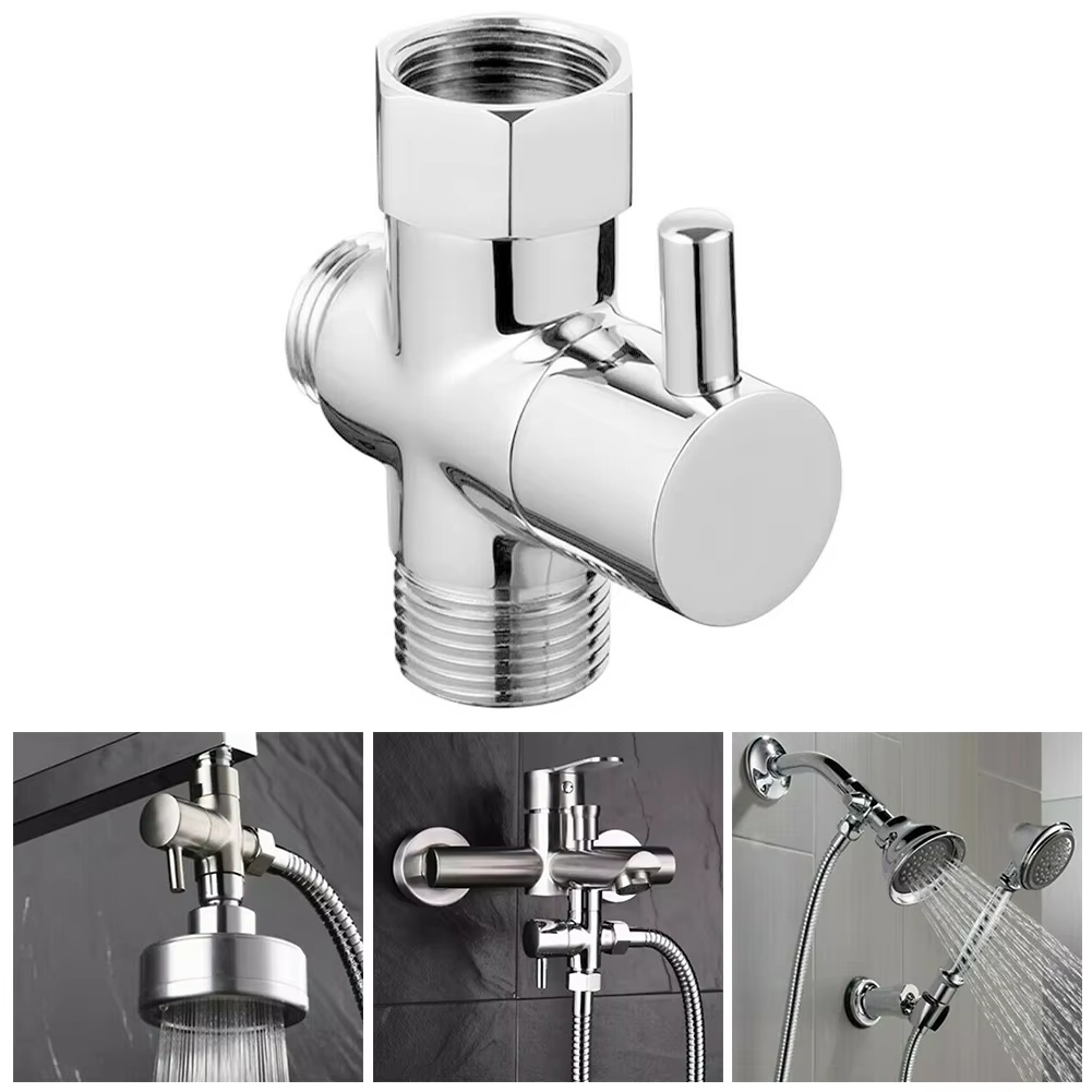G1/2in 3 Way Diverter Valve T- - огляд і ціна Shower Valve Cartridge