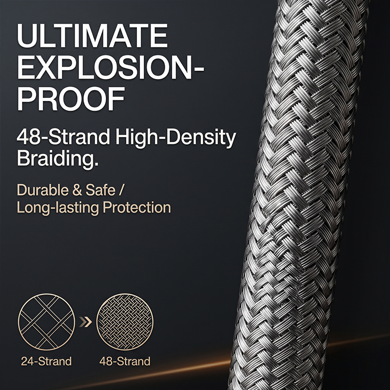 20mm Stainless Steel Braided F - огляд і ціна Flexible Hose Braided