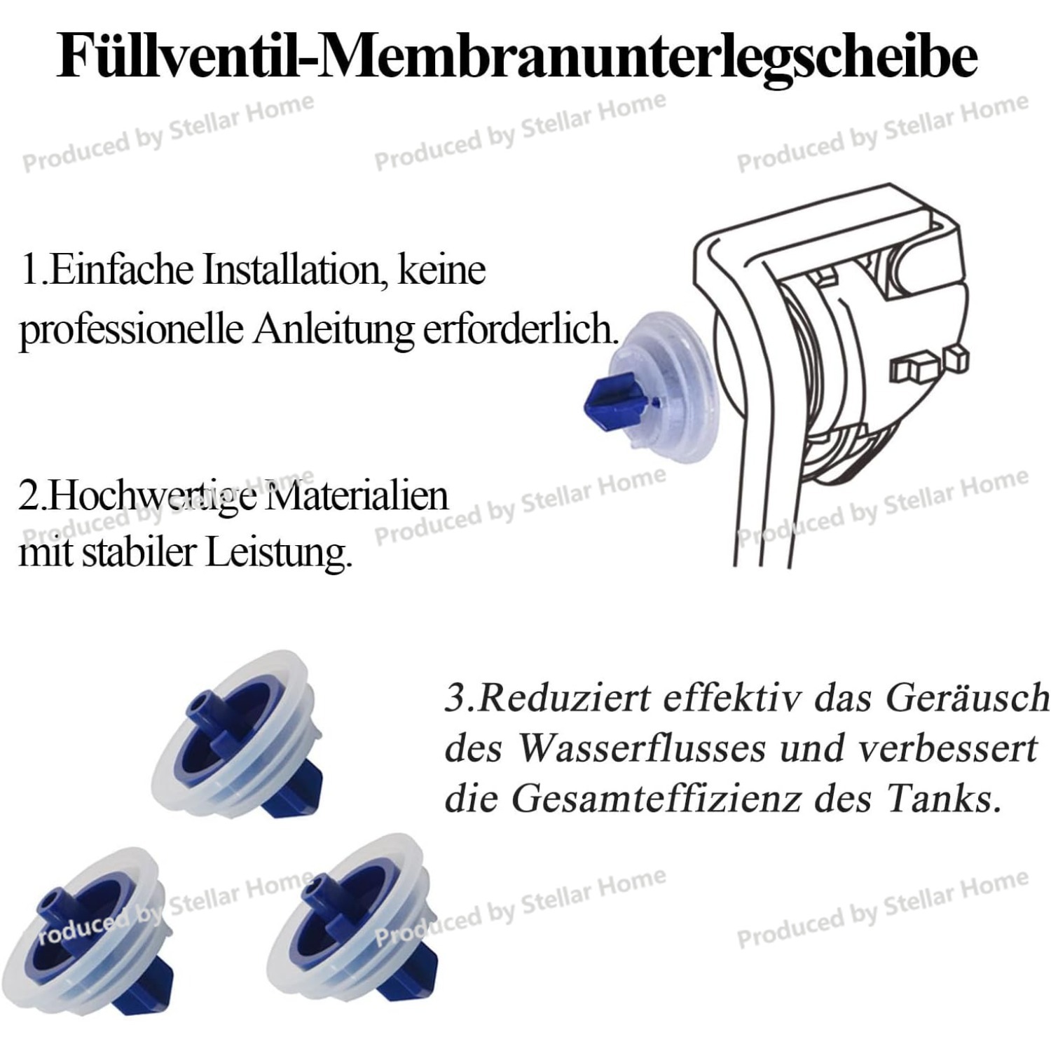 Toilet Fill Valve Diaphragm Re - огляд і ціна Toilet Fill Valve