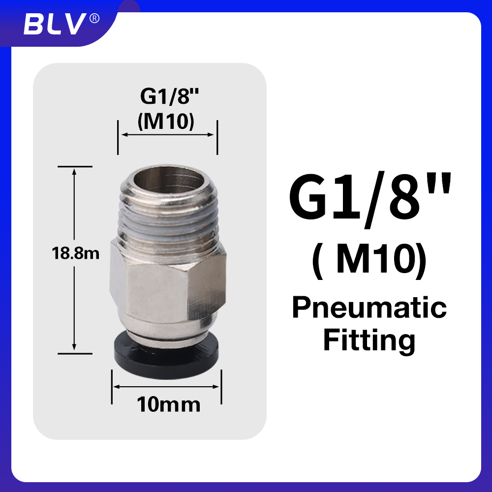 BLV® Pneumatic Fitting G1/8' / - огляд і ціна Ptfe Tape Thread