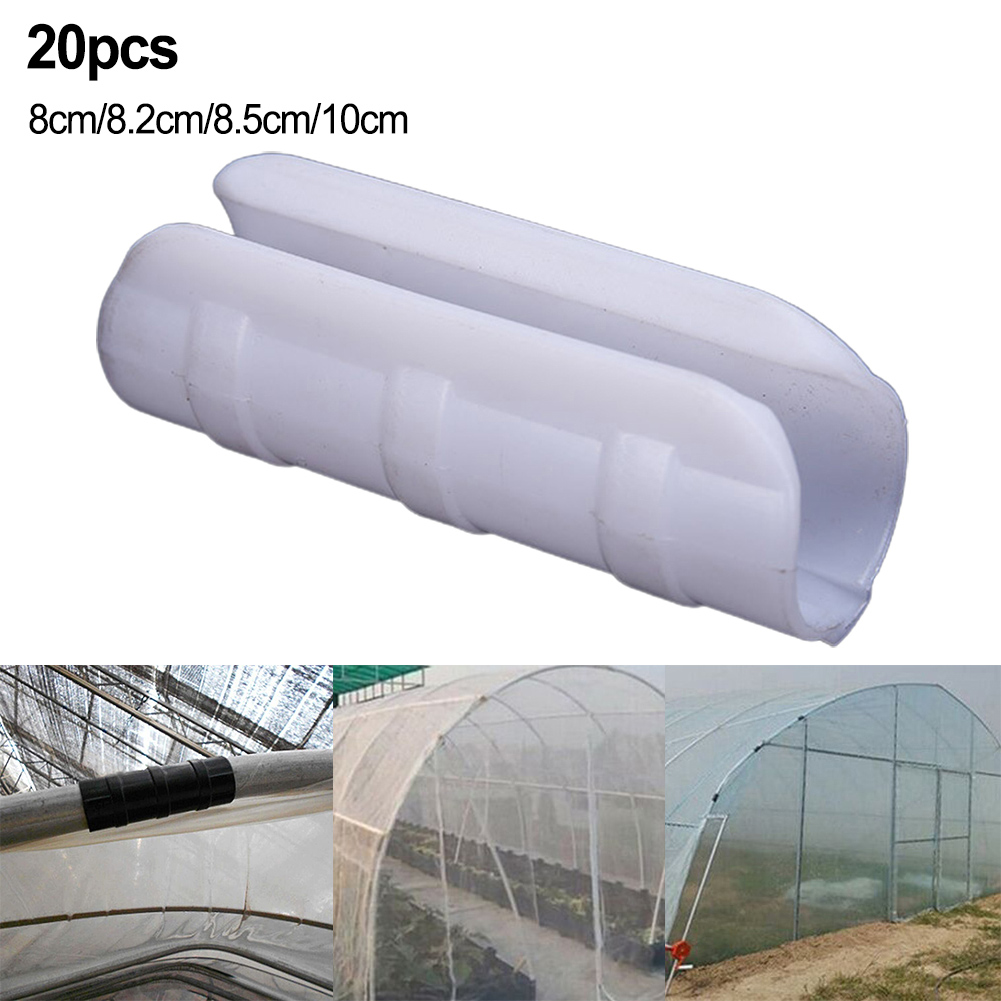 20Pc Greenhouse Frame Film Buc - огляд і ціна Plastic Pipe Clip