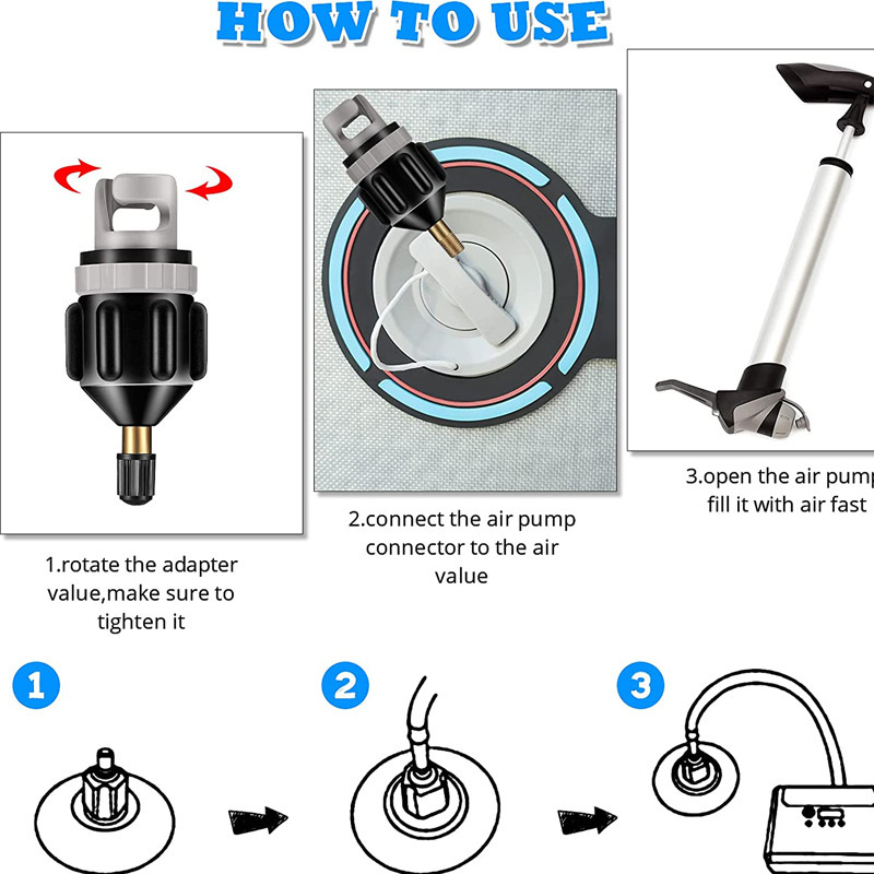 Universal SUP Pump Adapter Inf - огляд і ціна Float Ball Valve
